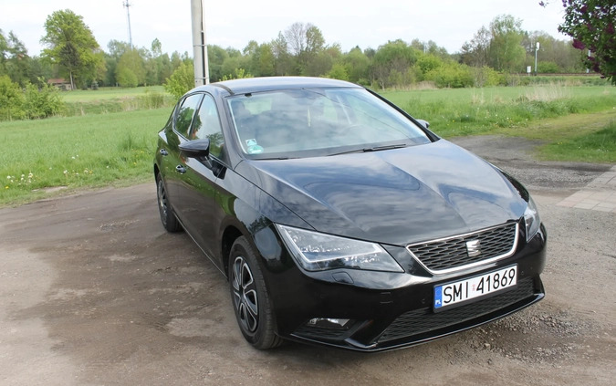 Seat Leon cena 32990 przebieg: 93500, rok produkcji 2013 z Orzesze małe 137